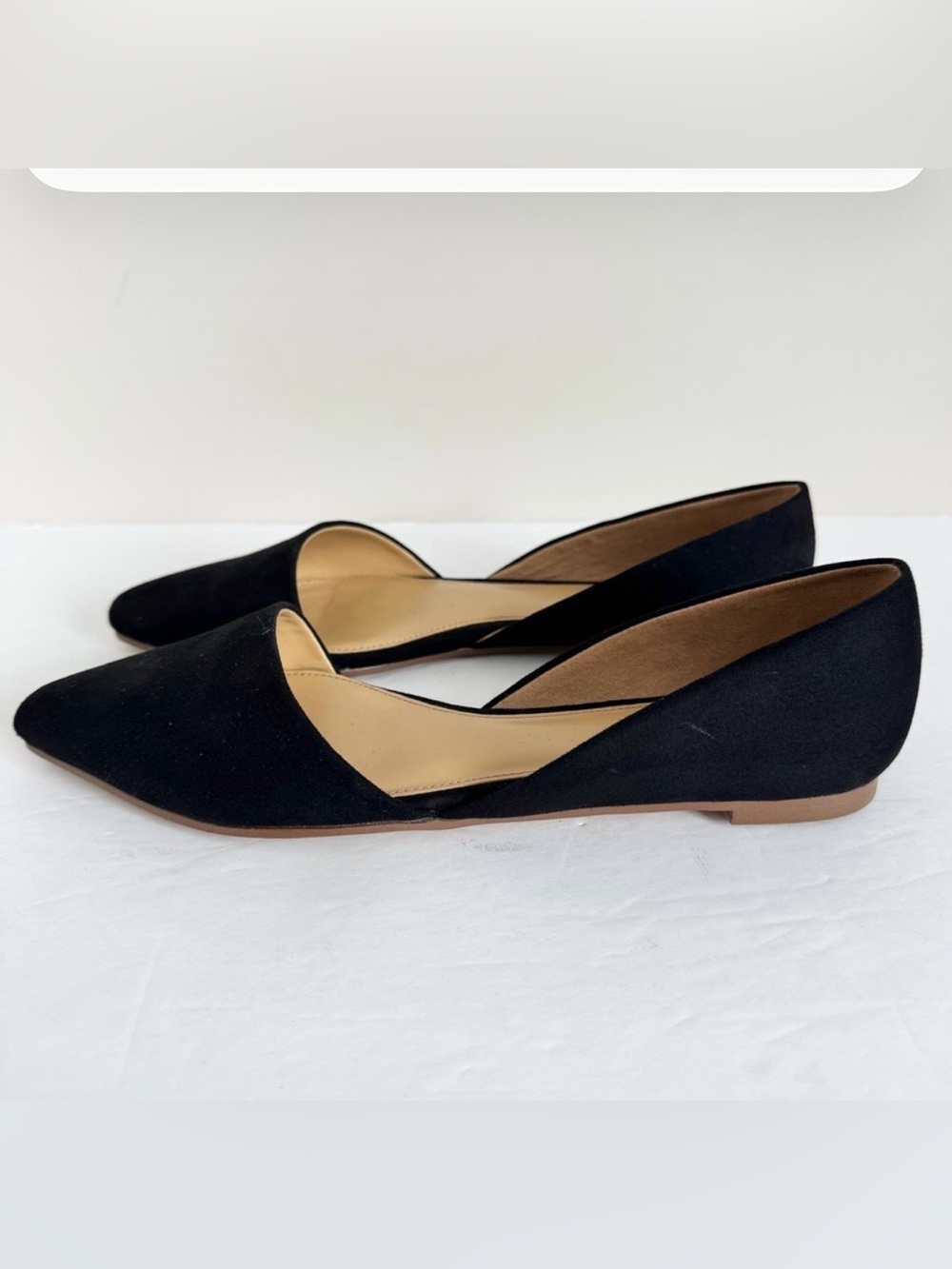 J Crew Zoe Suede D’Orsay Flats - Picture 2 of 8